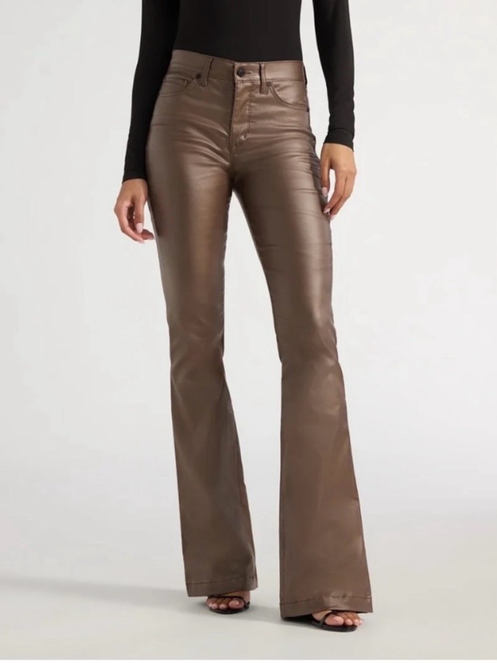 SOFIA by Sofia Vergara Melisa Flare Faux Leather Pants